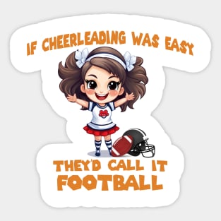 Funny Cheerleader Sayings Cheerleading Quote Sticker